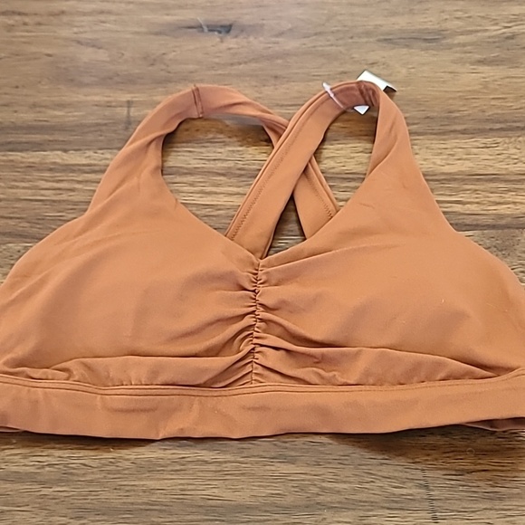 aerie Other - NWT! - Offline By Aerie Real Me Ruched Sports Bra - Size Xl - Color: Caramel